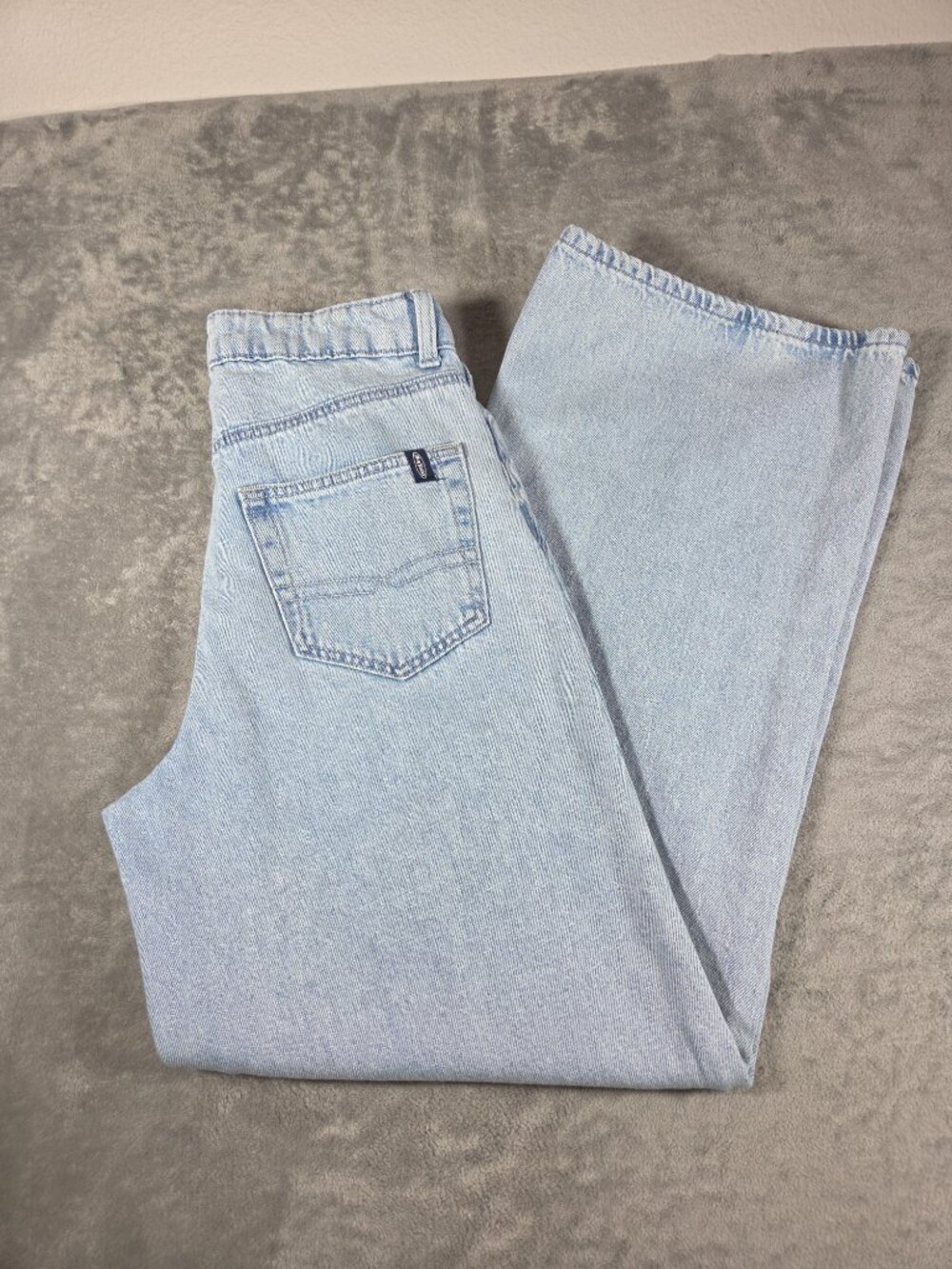 Buffalo David Bitton Alecia High Rise Wide Leg Jeans Light Wash Size 26
